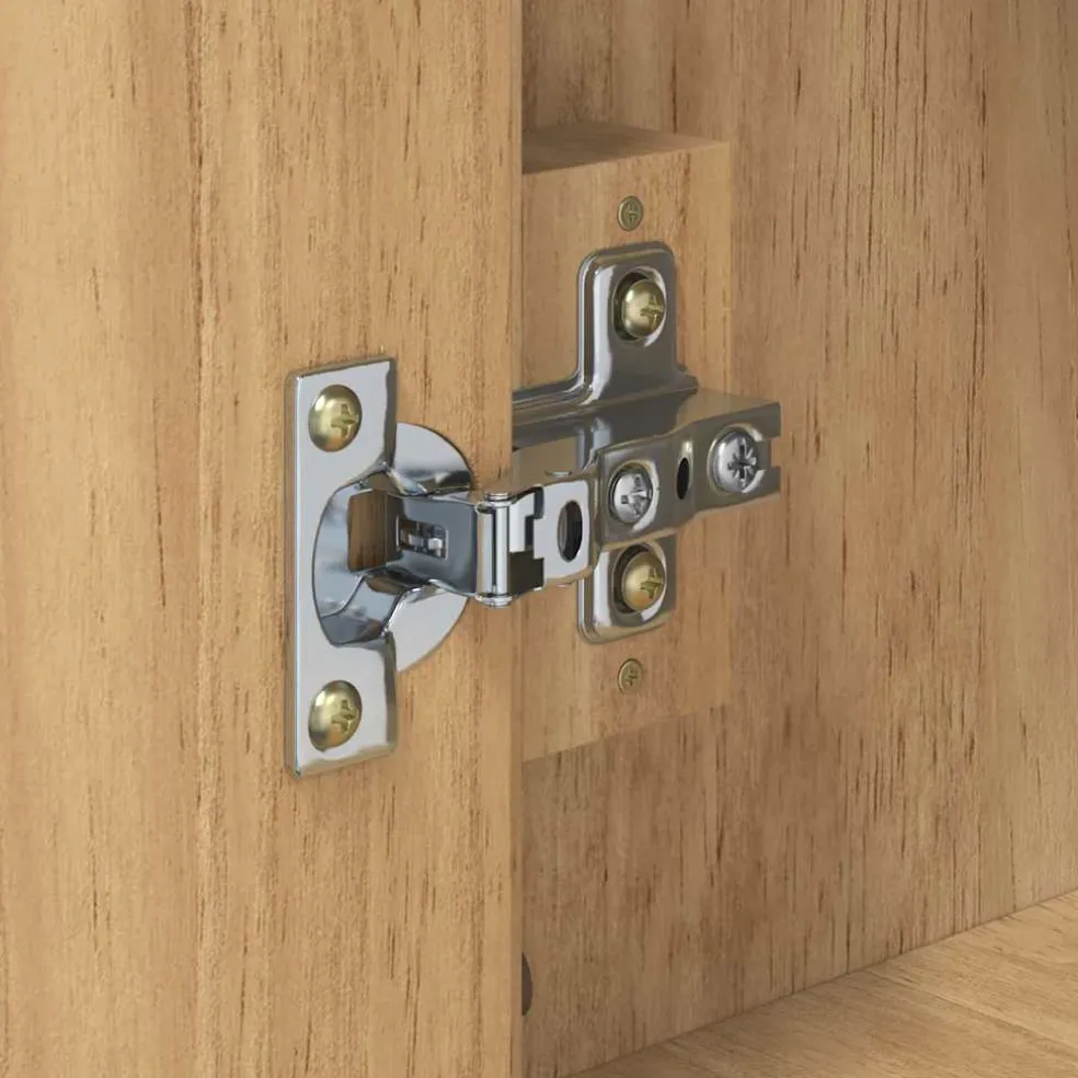 vidaXL Hoge badkamerkast FLORO Wasbruin 35 x 30 x 160 cm