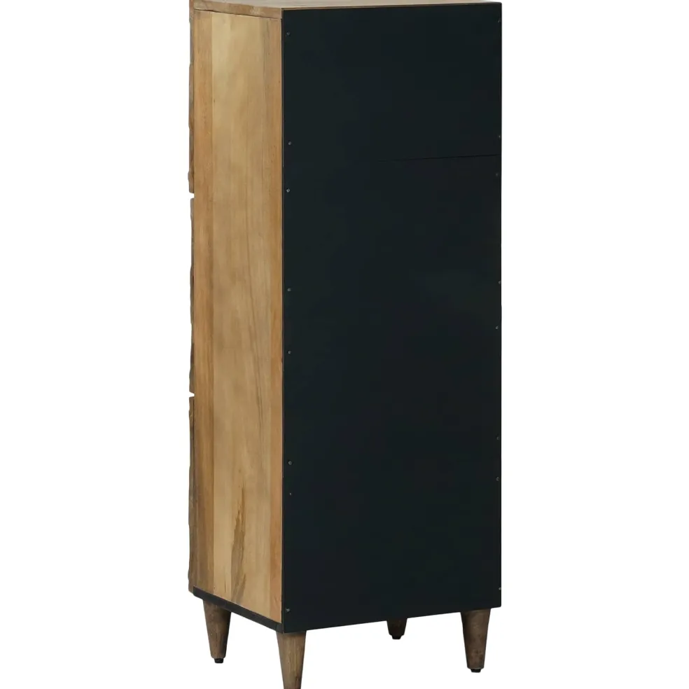 vidaXL Hoge Kast Bruin 40 x 33 x 110 cm Massief Mango Hout