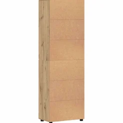 vidaXL Hoge kast FLORIN 60 x 35 x 182 cm Artisan Eiken Bewerkt hout