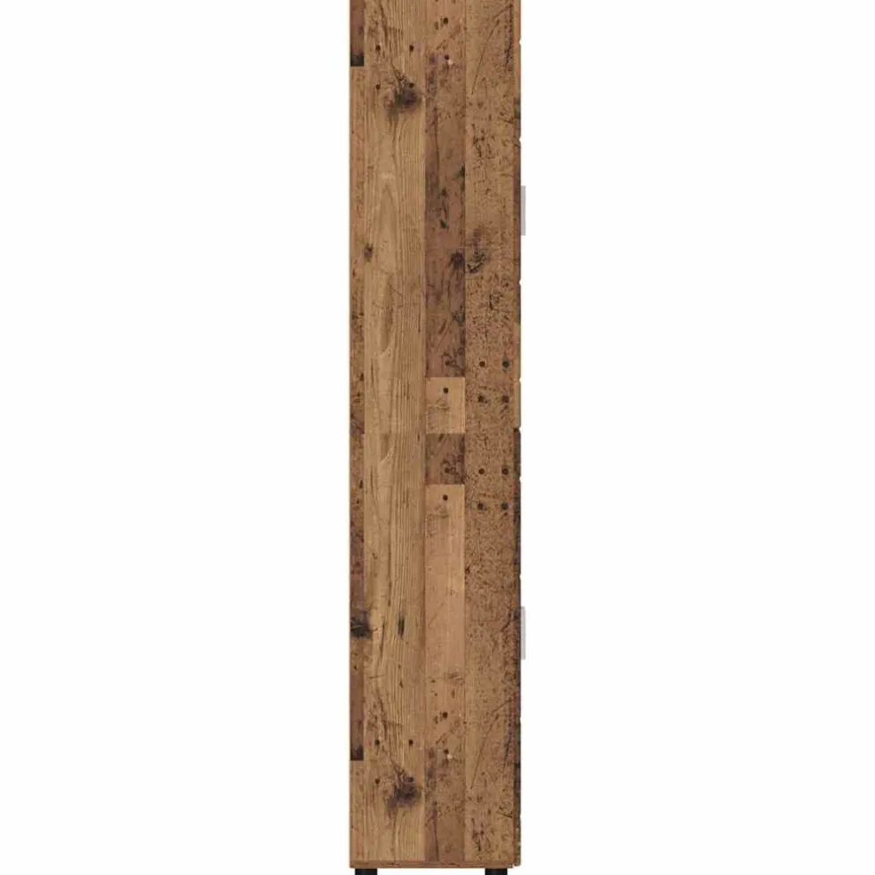vidaXL Hoge kast FLORIN 60 x 35 x 182 cm Oudhout Bewerkt hout