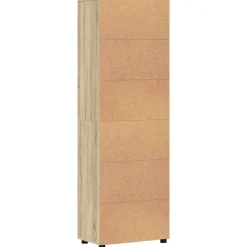 vidaXL Hoge kast FLORIN 60 x 35 x 182 cm Sonoma Eiken Bewerkt hout
