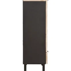 vidaXL Hoge kast met lade Witte Was Afwerking 60 x 33 x 100 cm