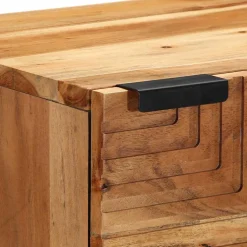 vidaXL Hoge kast met plank Bruin 40 x 33,5 x 110 cm Massief Mango Hout