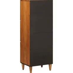 vidaXL Hoge kast Walnotenhout 40 x 33 x 110 cm Massief Mango Hout