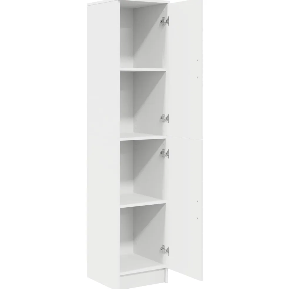 vidaXL Hoge kast Wit 35 x 39 x 168 cm
