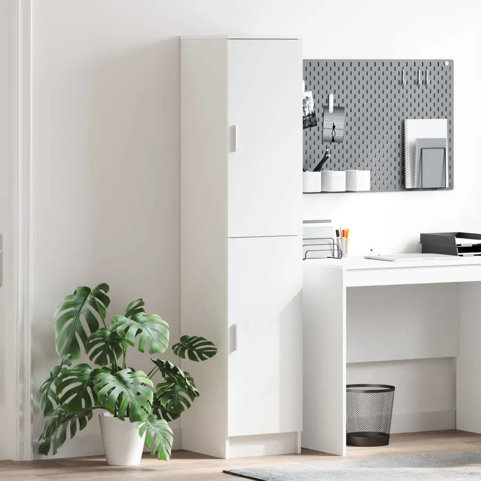 vidaXL Hoge kast Wit 35 x 39 x 168 cm