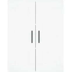 vidaXL Hoge kast 69,5x34x180 cm bewerkt hout wit