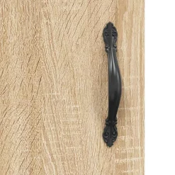 vidaXL Hoge kast 69,5x34x180 cm bewerkt hout sonoma eikenkleurig