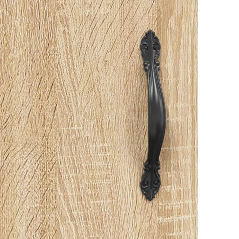 vidaXL Hoge kast 69,5x34x180 cm bewerkt hout sonoma eikenkleurig