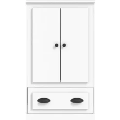 vidaXL Hoge kast 60x35,5x103,5 cm bewerkt hout wit