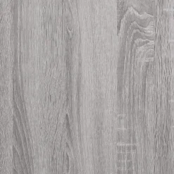vidaXL Hoge kast 69,5x34x180 cm bewerkt hout grijs sonoma eikenkleurig