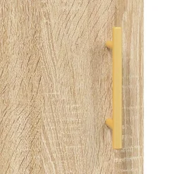 vidaXL Hoge kast 69,5x31x115 cm bewerkt hout sonoma eikenkleurig