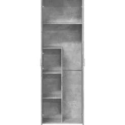 vidaXL Hoge kast 60x35x180 cm bewerkt hout betongrijs