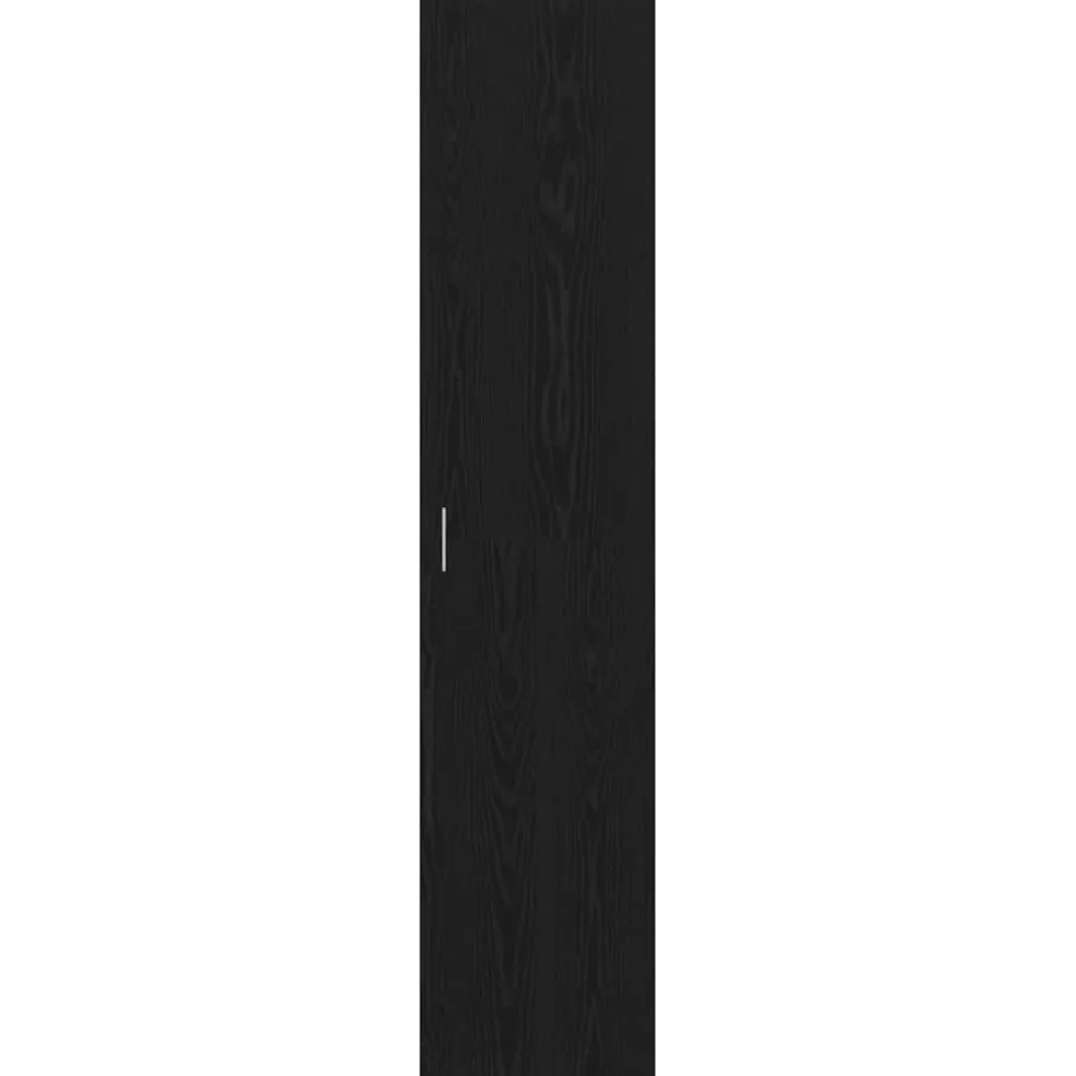 vidaXL Hoge kast Zwart Eiken 40 x 42,5 x 185 cm