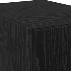 vidaXL Hoge kast Zwart Eiken 40 x 42,5 x 185 cm
