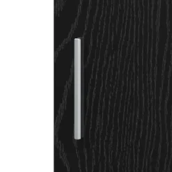 vidaXL Hoge kast Zwart Eiken 40 x 42,5 x 185 cm