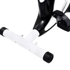 vidaXL Hometrainer met bandweerstand zwart