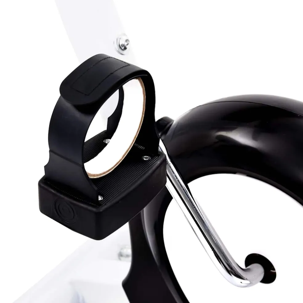 vidaXL Hometrainer met bandweerstand zwart