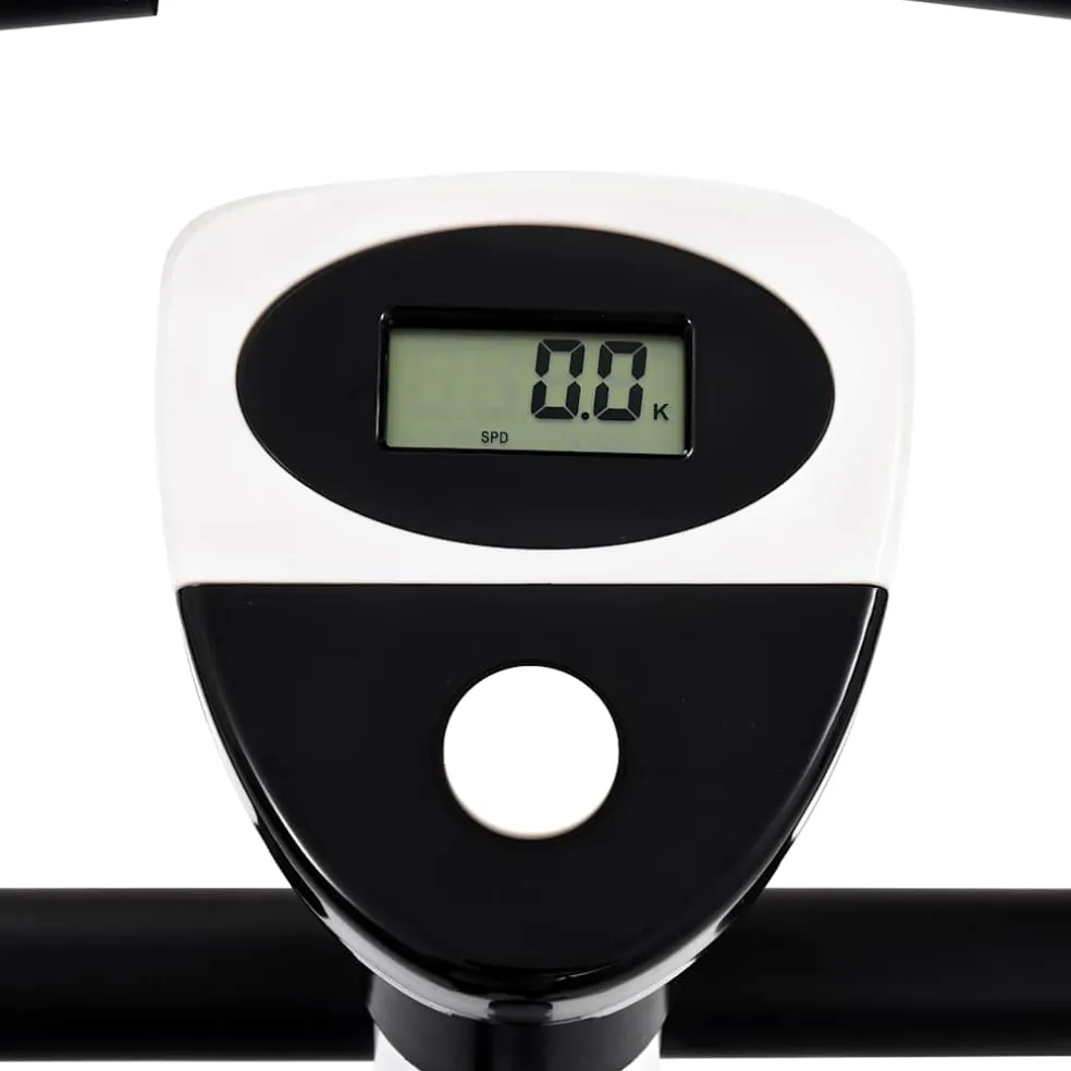 vidaXL Hometrainer met bandweerstand zwart