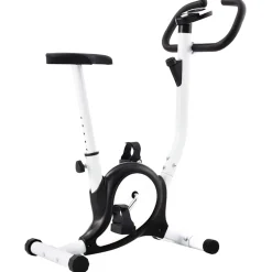 vidaXL Hometrainer met bandweerstand zwart