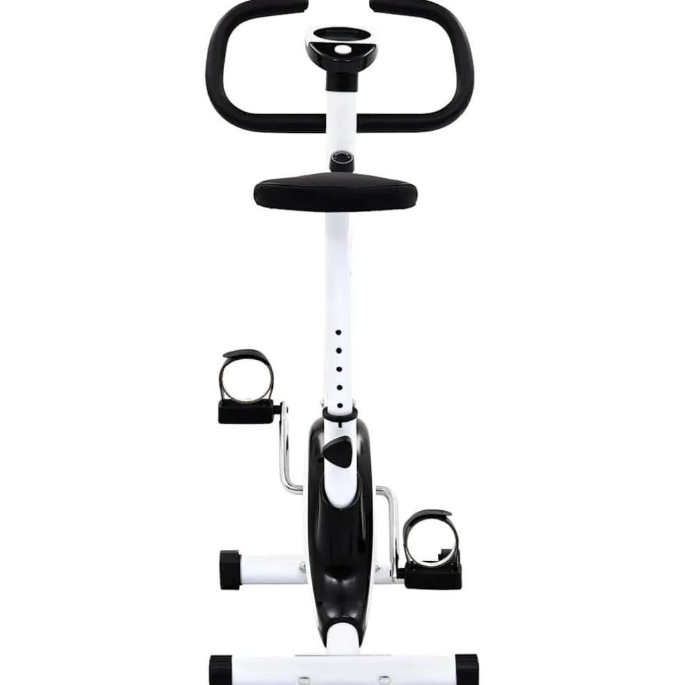 vidaXL Hometrainer met bandweerstand zwart