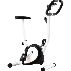 vidaXL Hometrainer met bandweerstand zwart