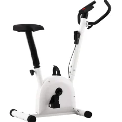 vidaXL Hometrainer met bandweerstand wit