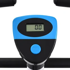 vidaXL Hometrainer met bandweerstand blauw