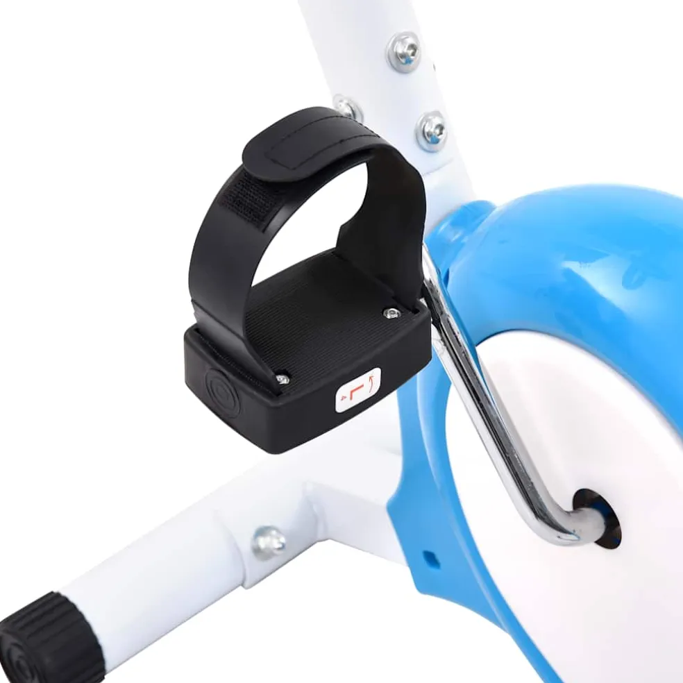 vidaXL Hometrainer met bandweerstand blauw