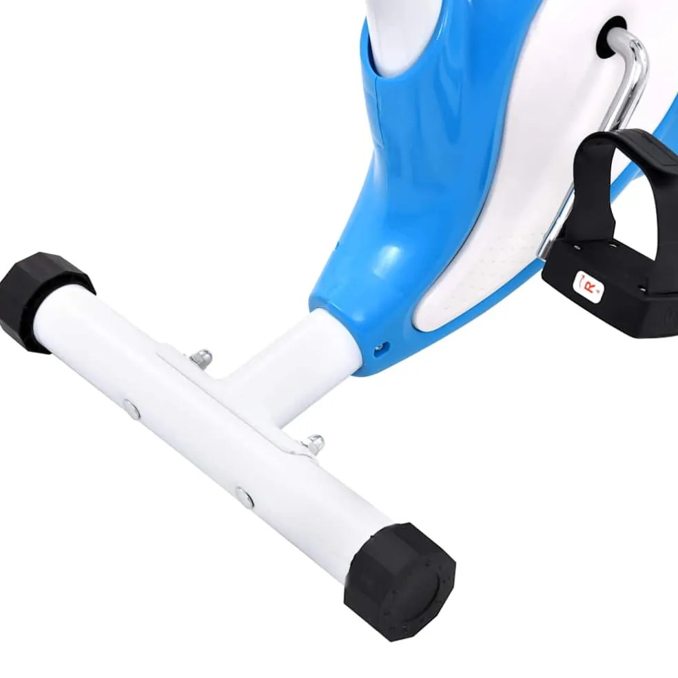 vidaXL Hometrainer met bandweerstand blauw