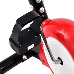 vidaXL Hometrainer met bandweerstand rood