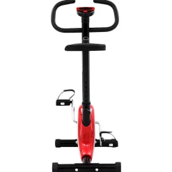vidaXL Hometrainer met bandweerstand rood