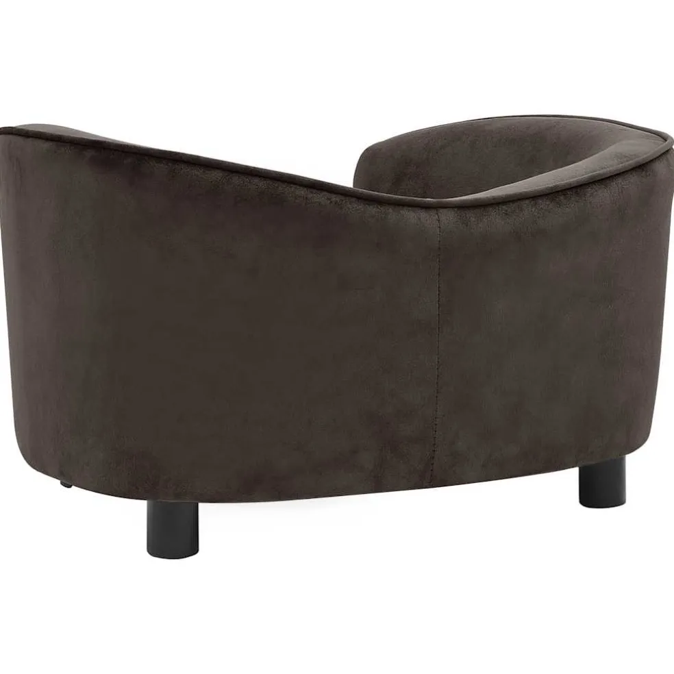 vidaXL Hondenbank 69x49x40 cm pluche bruin