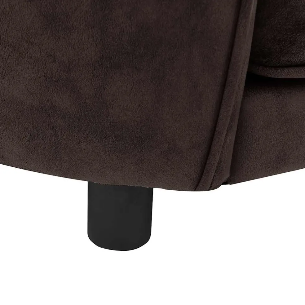 vidaXL Hondenbank 69x49x40 cm pluche bruin