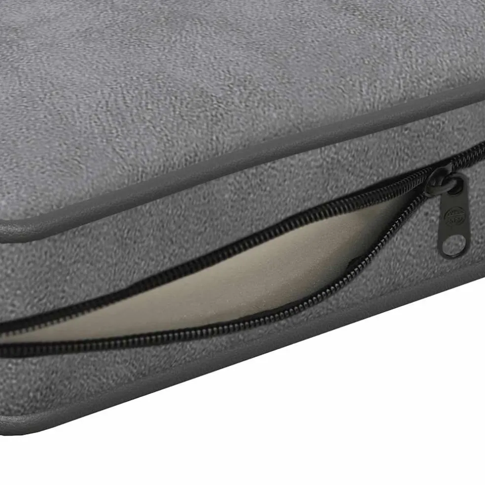 vidaXL Hondenbank 72x45x30 cm pluche donkergrijs