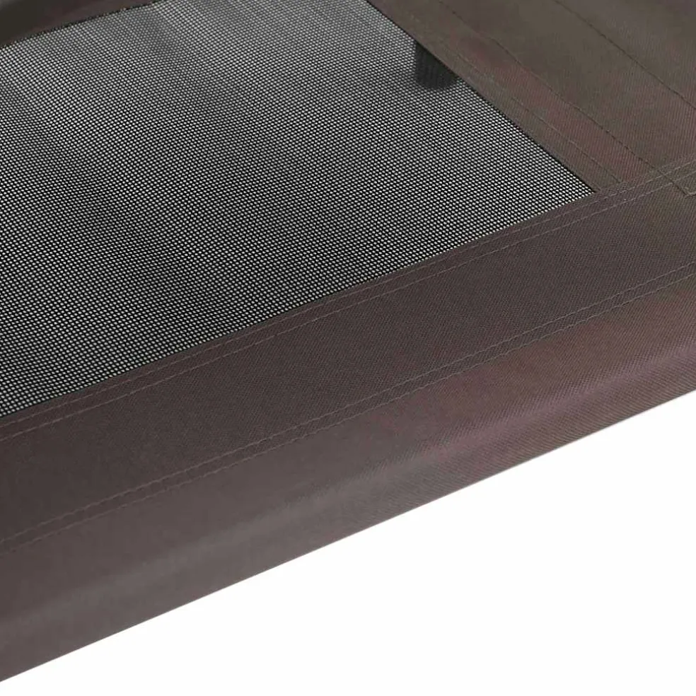 vidaXL Hondenbed Bruin 62 x 48 x 61 cm Staal