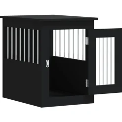 vidaXL Hondenbench 45x62x59 cm bewerkt hout zwart