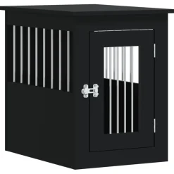 vidaXL Hondenbench 45x62x59 cm bewerkt hout zwart