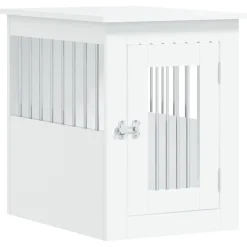 vidaXL Hondenbench 45x62x59 cm bewerkt hout wit
