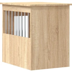 vidaXL Hondenbench 45x62x59 cm bewerkt hout sonoma eikenkleurig