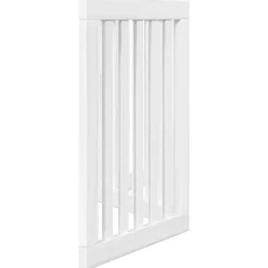 vidaXL Hondenhek inklapbaar 3 panelen 150 cm populierenhout wit