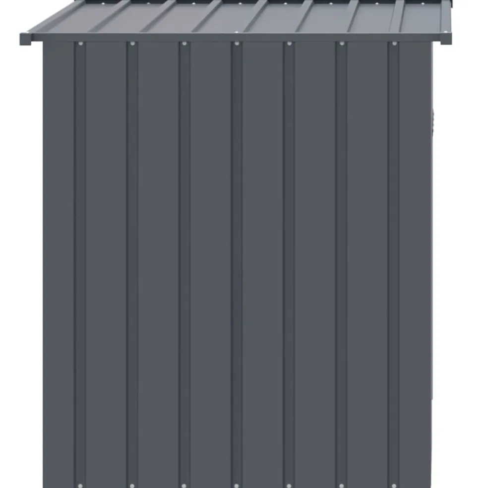 vidaXL Hondenhok met dak antraciet 110x103x109 cm gegalvaniseerd staal