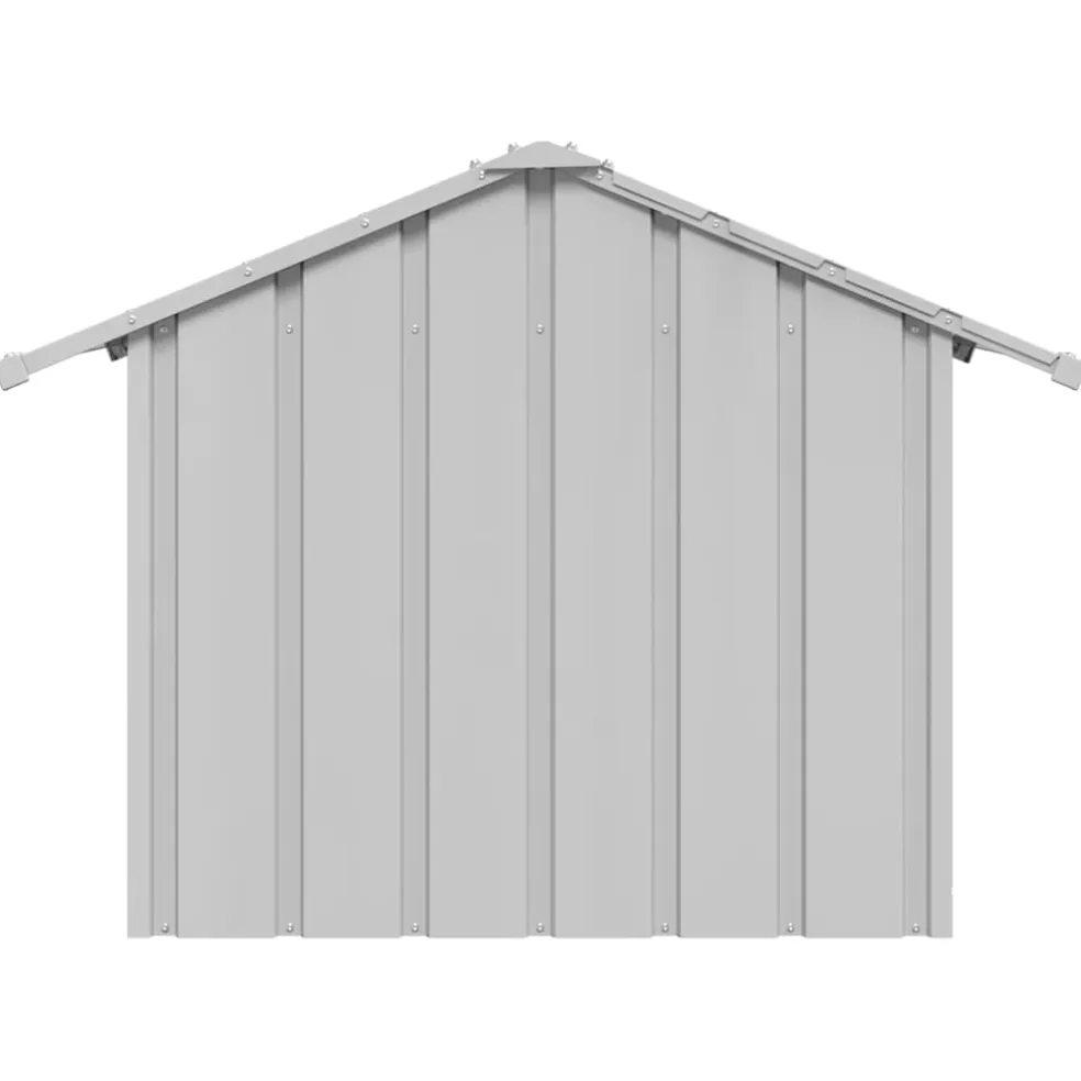 vidaXL Hondenhok met dak 85x107x81 cm gegalvaniseerd staal
