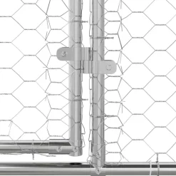 vidaXL Hondenhok 3 st Zilver 6 x 2 x 2 m Gegalvaniseerd staal