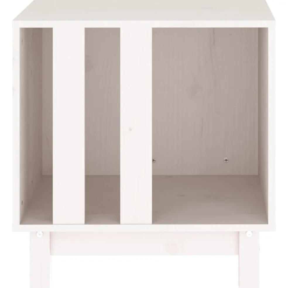 vidaXL Hondenhuis Wit 50 x 40 x 52 cm