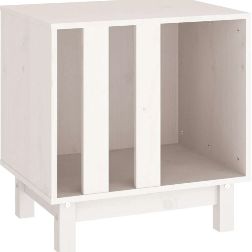 vidaXL Hondenhuis Wit 50 x 40 x 52 cm