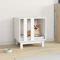 vidaXL Hondenhuis Wit 50 x 40 x 52 cm
