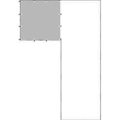 vidaXL Hondenkennel 4,84 m² staal zwart