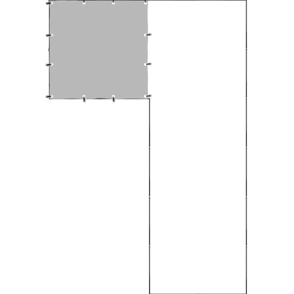 vidaXL Hondenkennel 4,84 m² staal zwart
