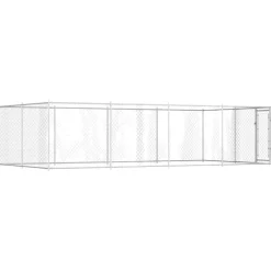 vidaXL Hondenkennel voor buiten 7,6x3,8x1,9 m